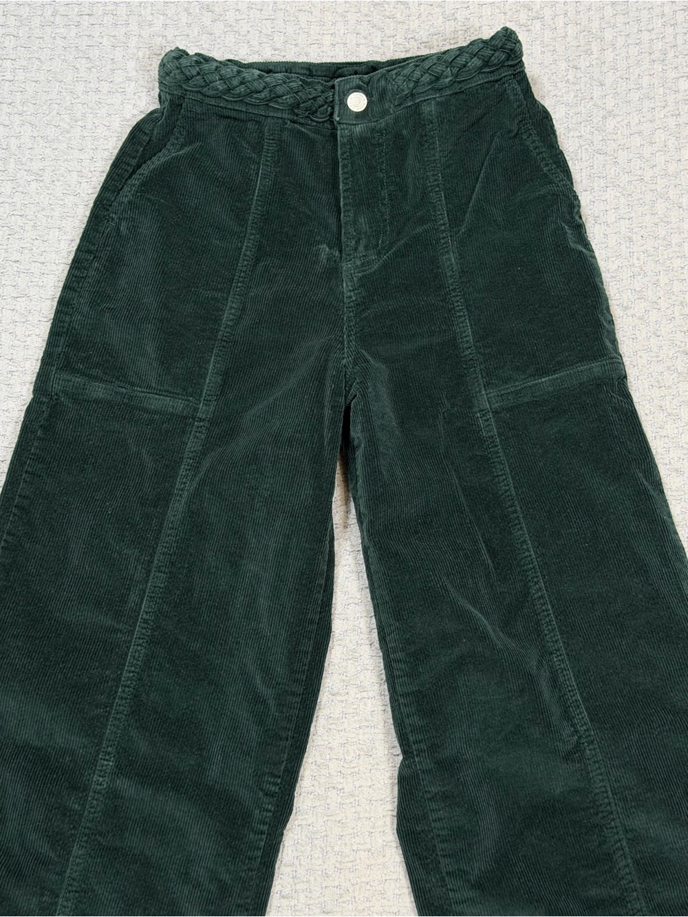 Women’s bohme Ariella Corduroy Pants in Teal STYLE#MAP4082 Size 27